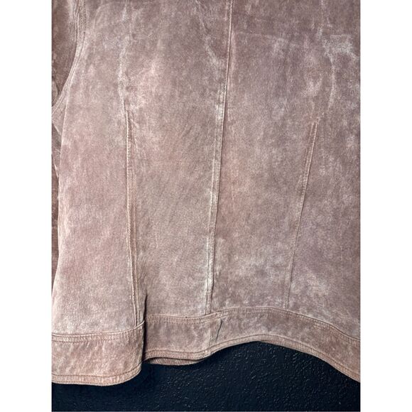 Cherokee vintage brown suede leather jacket M - Picture 3 of 8